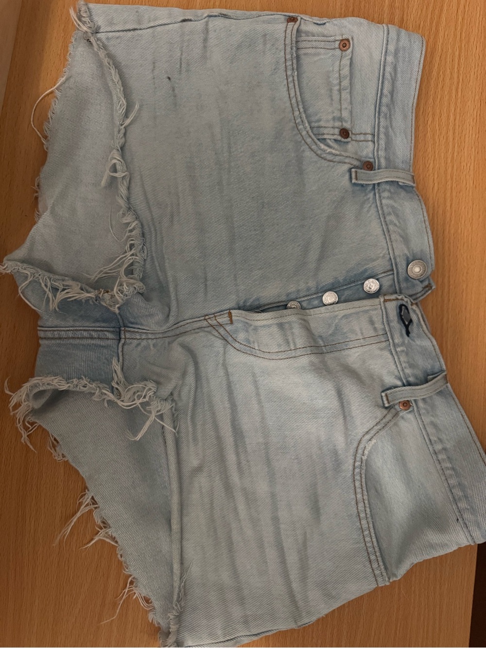 Levi's 501 Light Blue Denim Jeans